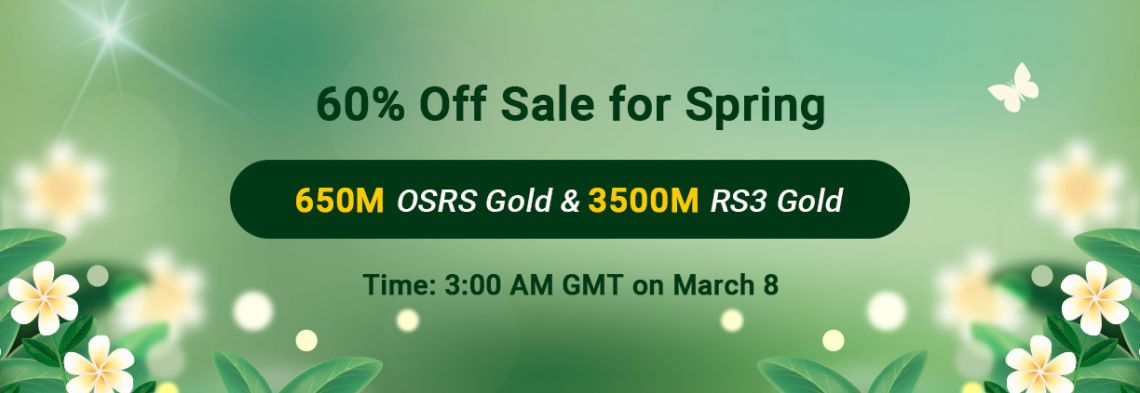 Ready to Snap up Runescape 07 Gold with 60% Off on RSorder for Spring 2021