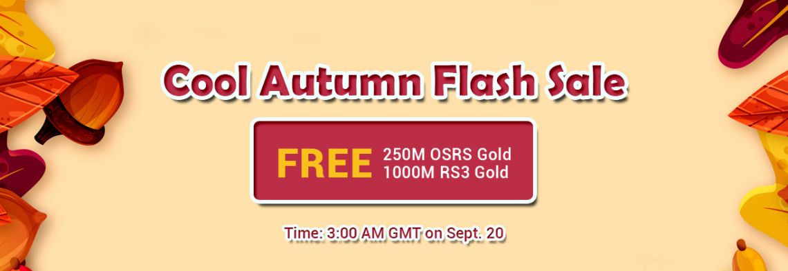  RSorder Cool Autumn Giveaway: Obtain free rs07 gold on Sep.20